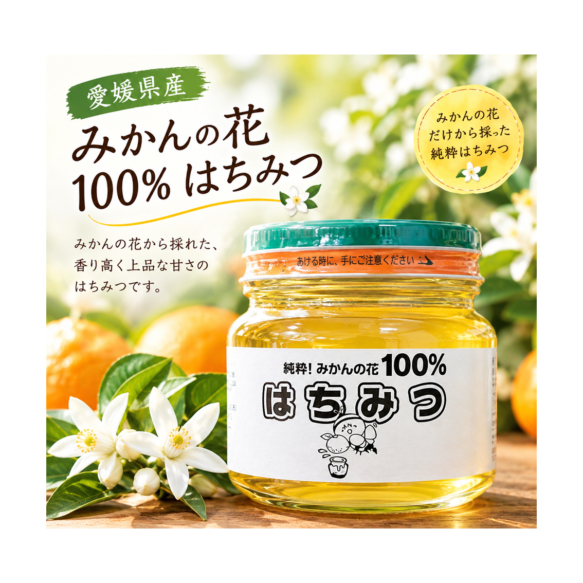 みかんの花 100％はちみつ | 岡山市場ネット